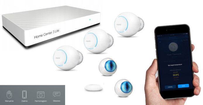 Fibaro inteligentne sterowanie ogrzewaniem HC3